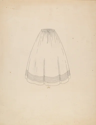 Petticoat by Gertrude Lemberg, index of american design, 1935-1942