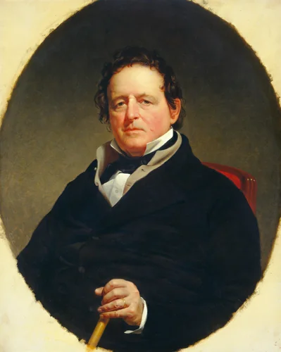 Captain Warren Delano by Charles Loring Elliott, painting, 1852
