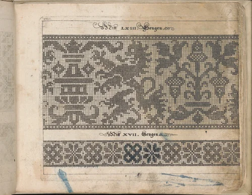 Schön Neues Modelbuch (Page 12 recto) by Johann Sibmacher, book, 1597