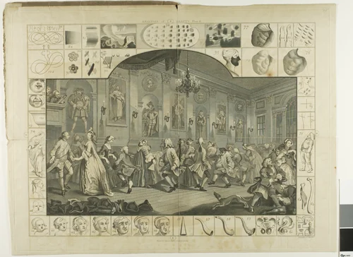 Plate Two, from The Analysis of Beauty by William Hogarth, print, 1756-1761