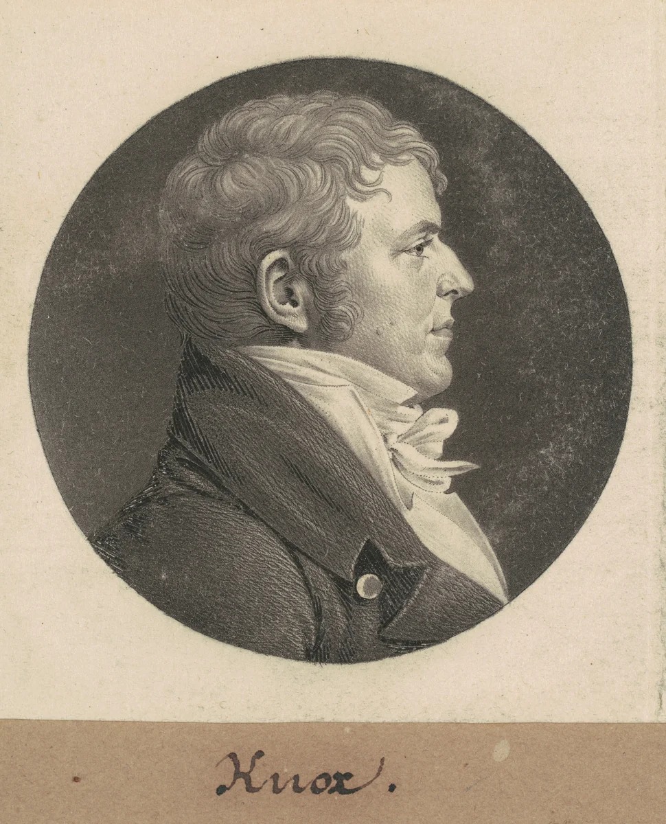 Knox by Charles B. J. Févret de Saint-Mémin, print, 1809