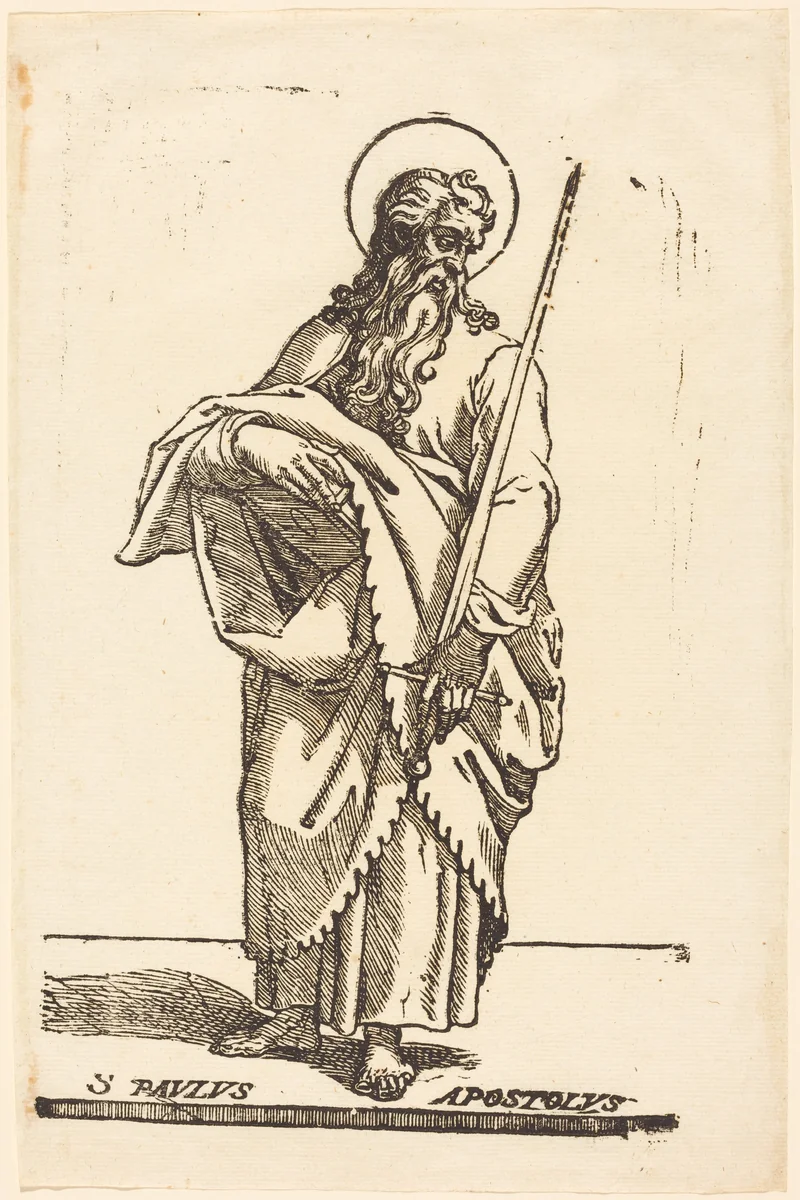 Saint Paul by Jacques Stella, print, 1596-1657