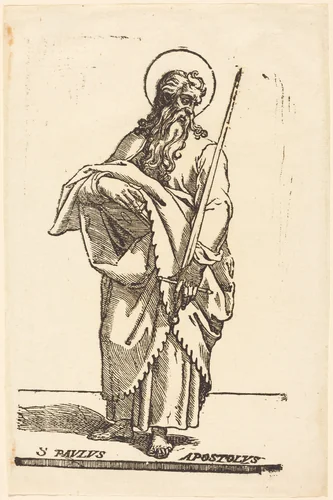 Saint Paul by Jacques Stella, print, 1596-1657