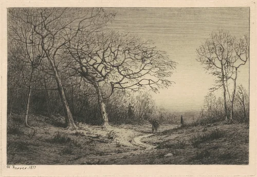 December by Henry Farrer, print, 1877