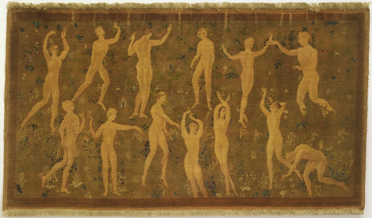 A Thousand Flowers by Arthur B. Davies, textile