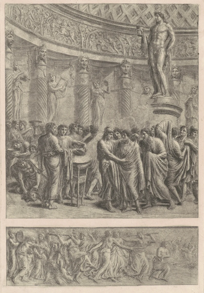 An Antique Sacrifice by Luigi Ademollo, print, 1820-1829