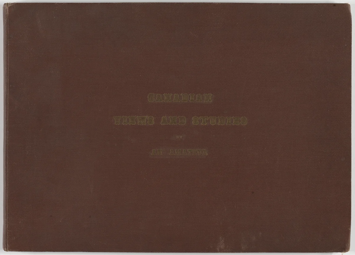 Photographic Views and Studies of Canadian Scenery by Alexander Henderson, photograph, 1865