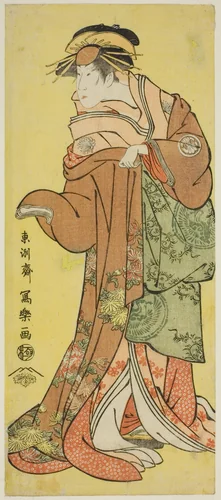 Segawa Kikunojo lll in the Role of Courtesan Katsuragi by Toshusai Sharaku (東洲斎 写楽), print, 1790-1800