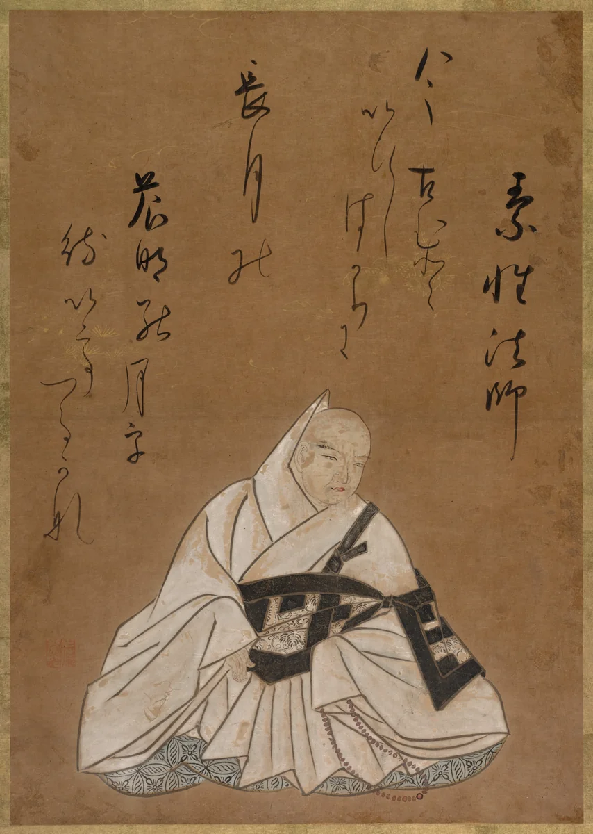The Poet Sōsei by Shokadō Shōjō, painting, 1600-1670