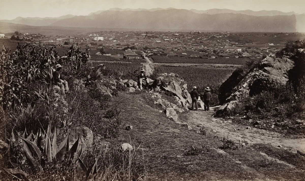 Quezaltenango by Eadweard Muybridge, photograph, 1875