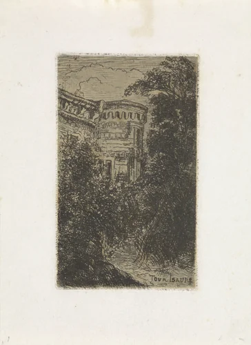 Toren Isaure by Arnoud Schaepkens, print, 1855-1904