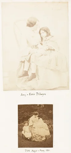 Amy & Essie Dillwyn; TSM Meggie & Mary by John Dillwyn Llewelyn, photograph, 1861