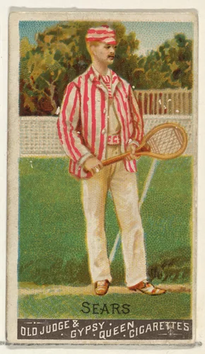 Sears, Lawn Tennis, from the Goodwin Champion series for Old Judge and Gypsy Queen Cigarettes by Goodwin & Company, print, 1888