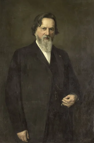 Professor Franciscus Donders (1818-1889), Physiologist and Opthalmologist by Bramine Hubrecht, painting, 1888