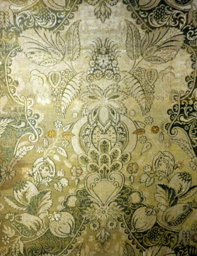 Panel by France or England, textile, 1715-1735