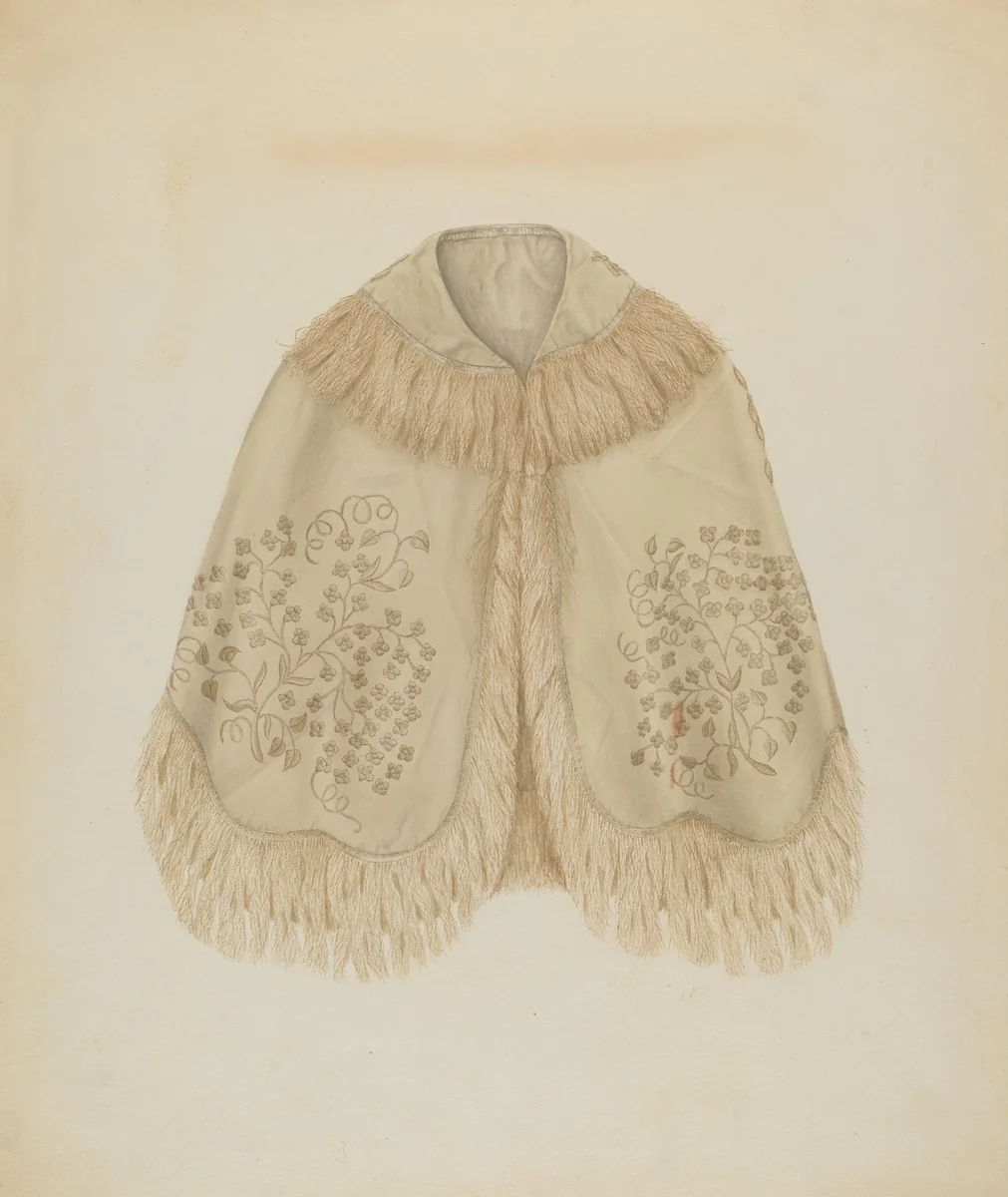 Child's Cape by Gertrude Lemberg, index of american design, 1938