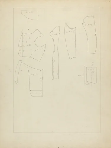 Sugar Merchant's Suit (Pattern) by Henry De Wolfe, index of american design, 1935-1942