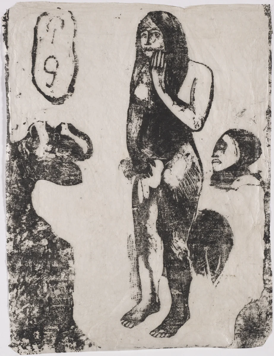 Eve by Paul Gauguin, print, 1898-1899