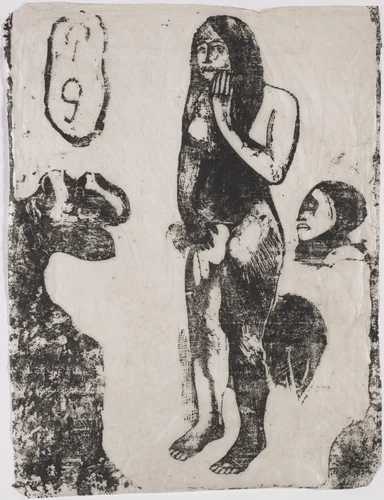 Eve by Paul Gauguin, print, 1898-1899