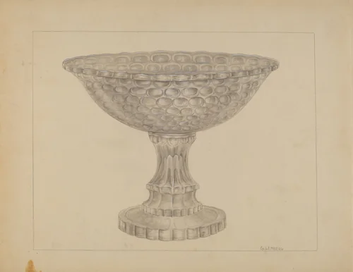 Punch Bowl by Gertrude Lemberg, index of american design, 1935-1942