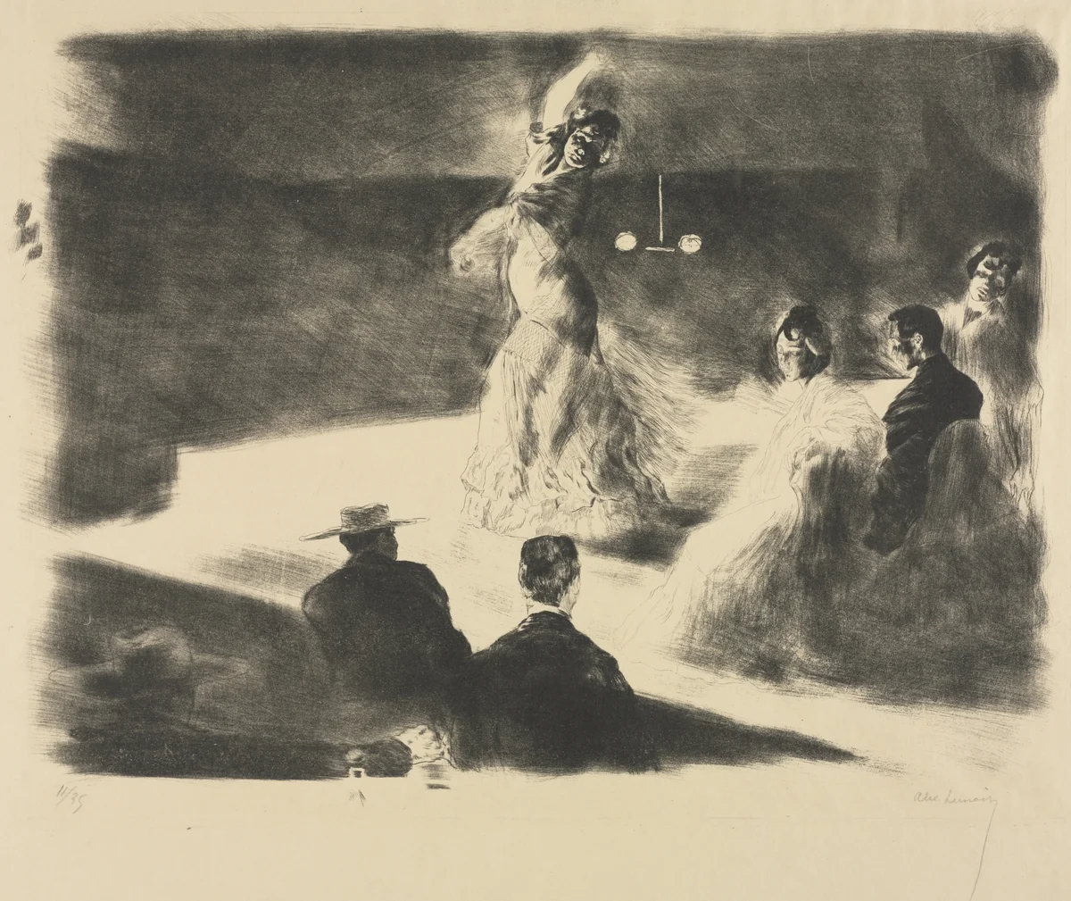 Spanish Dancer by Alexandre Lunois, print, 1888-1914