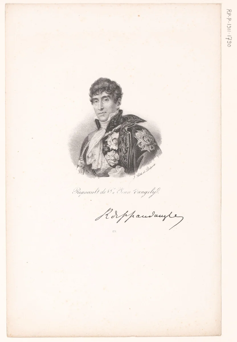 Portret van Michel Regnaud de Saint-Jean d'Angély by anonymous, print, 1818-1842
