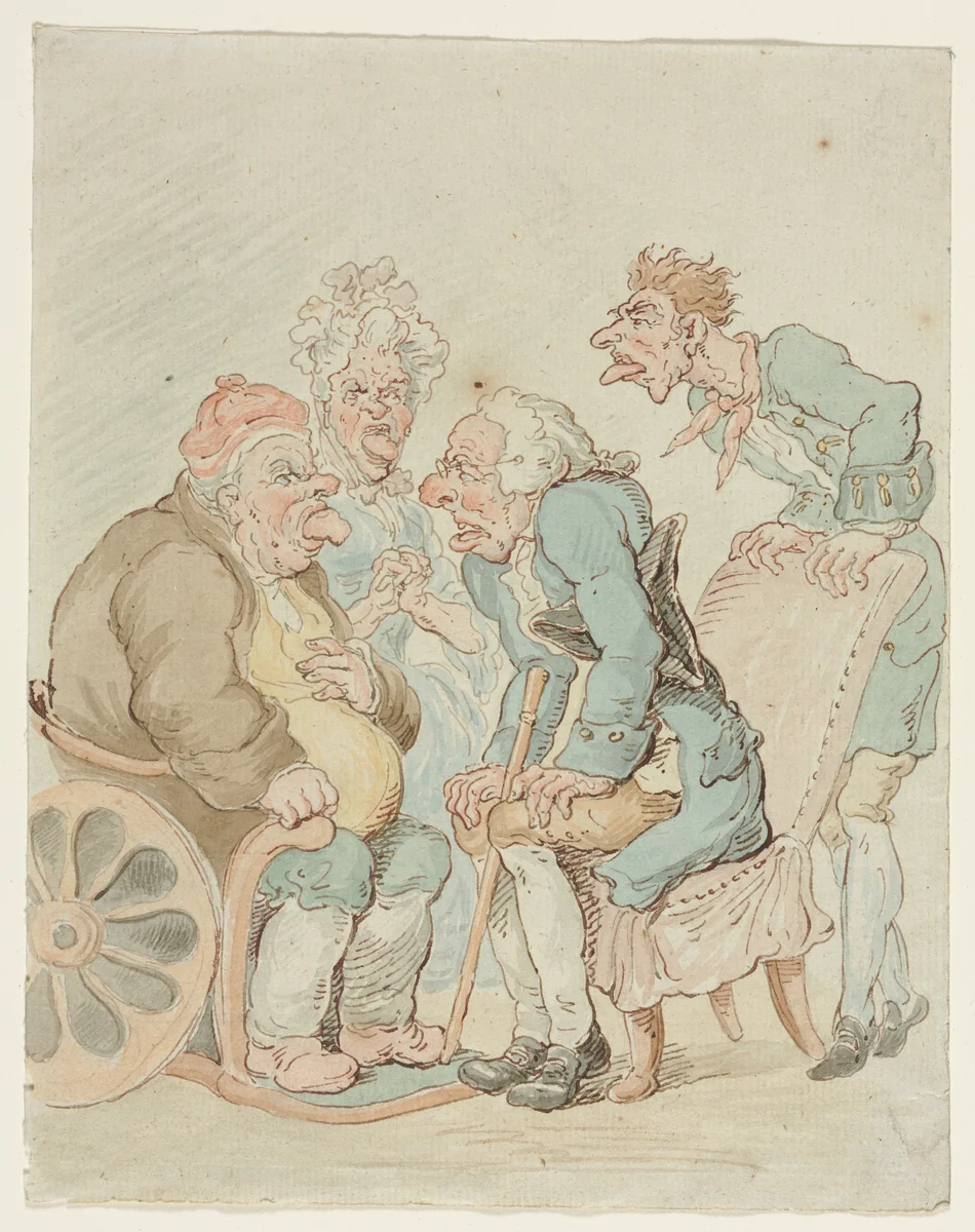 Doctor by Thomas Rowlandson, drawing, 1880-1920