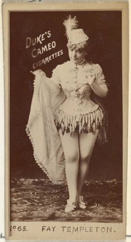 Card Number 65, Fay Templeton, from the Actors and Actresses series (N145-4) issued by Duke Sons & Co. to promote Cameo Cigarettes by W. Duke, Sons & Co., photograph, 1880-1889