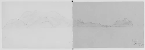 Ischia, 1904 (from Sketchbook) by Mary Newbold Sargent, artwork, 1904