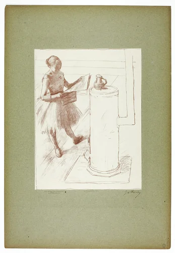 Dancer by the Stove by Georges-William Thornley, print, 1889-1890