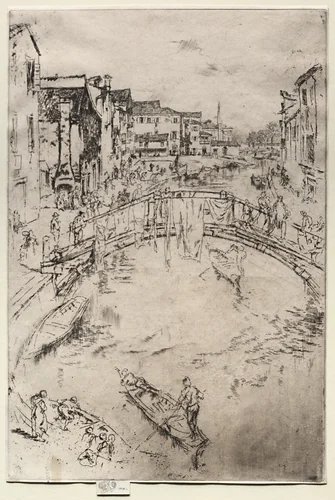 The Bridge by James McNeill Whistler, print, 1886