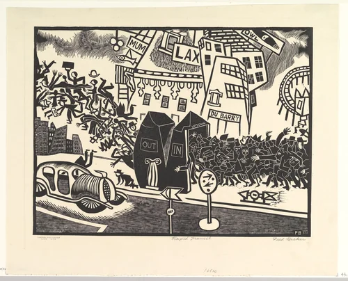 Rapid Transit by Fred Becker, print, 1935-1943