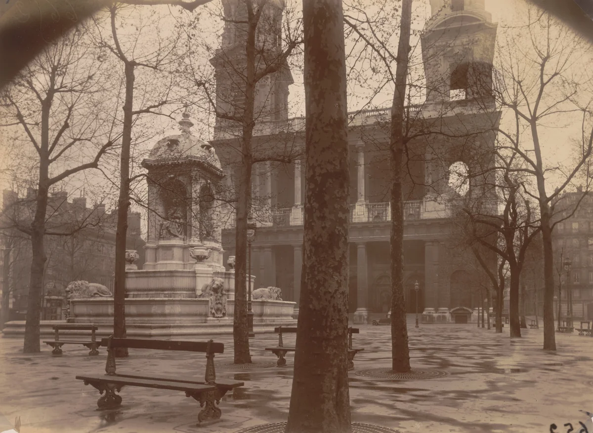 Saint-Sulpice by Eugène Atget, photograph, 1926