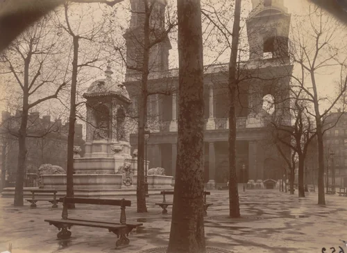 Saint-Sulpice by Eugène Atget, photograph, 1926