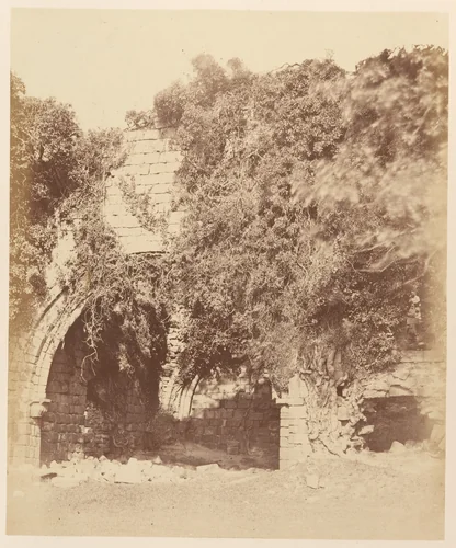 Kirkstall Abbey. Ruins on the South Side by Joseph Cundall, photograph, 1850-1859
