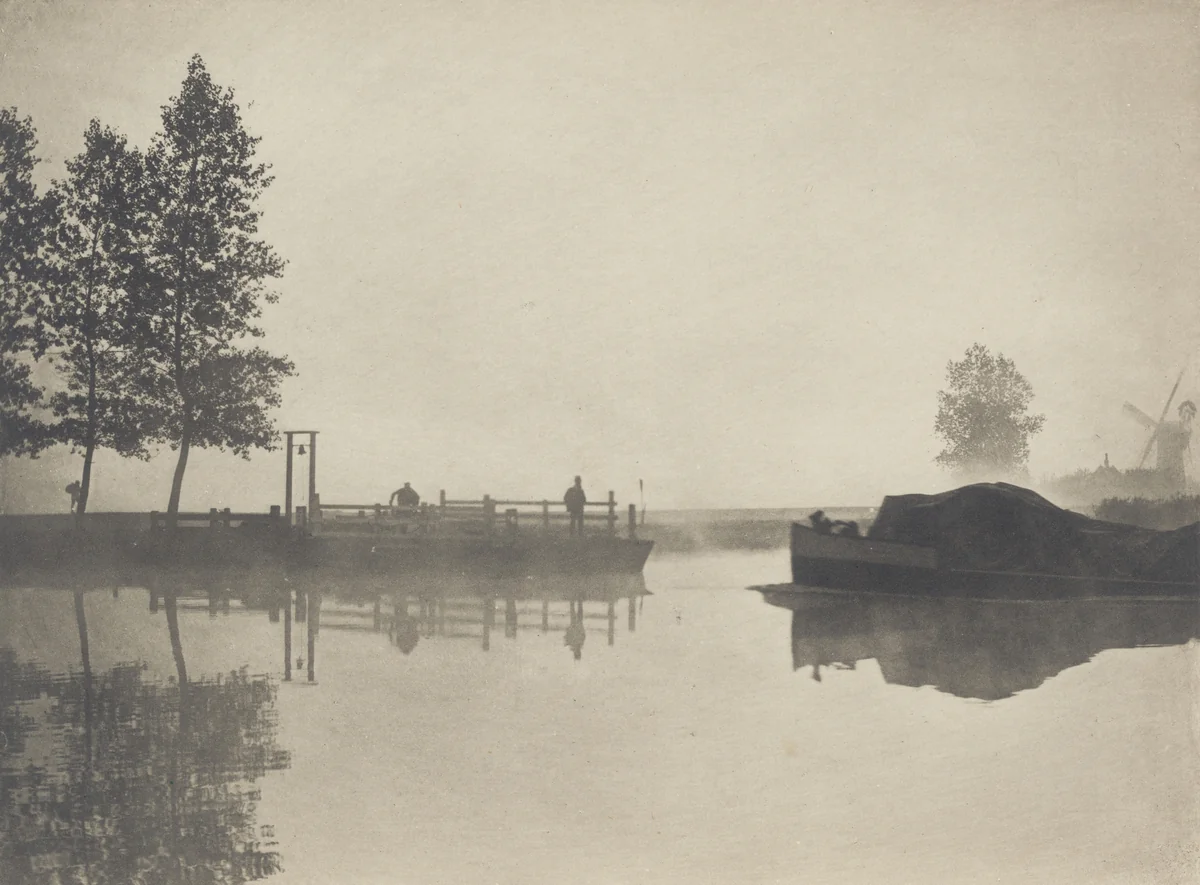 Buckenham Ferry by Peter Henry Emerson, photograph, 1890-1891