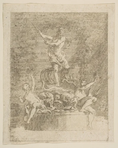 Untitled by Gabriel de Saint-Aubin, print, 1767