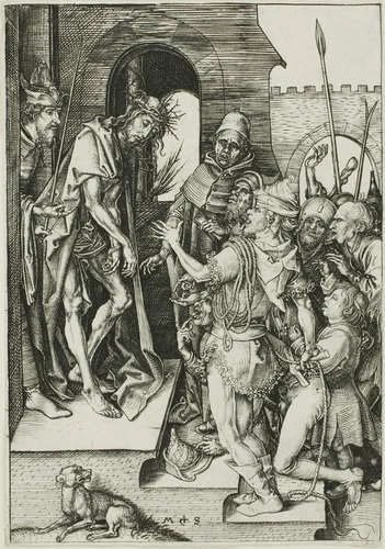 Ecce Homo, from The Passion by Martin Schongauer, print, 1475-1485