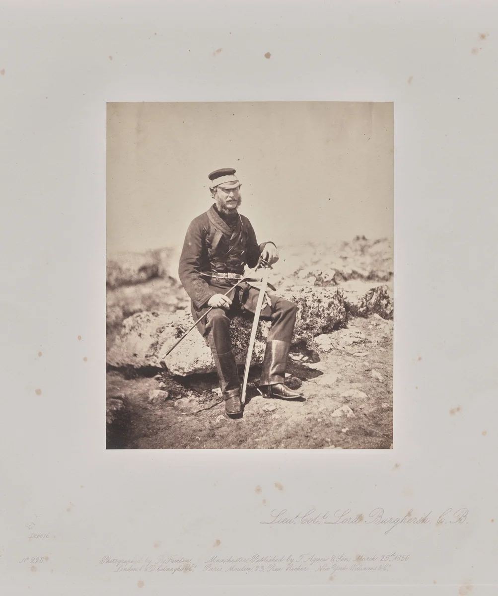 Lord Burghersh, Earl of Westmorland by Roger Fenton, photograph, 1855