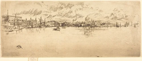 Long Venice by James McNeill Whistler, print, 1879-1880