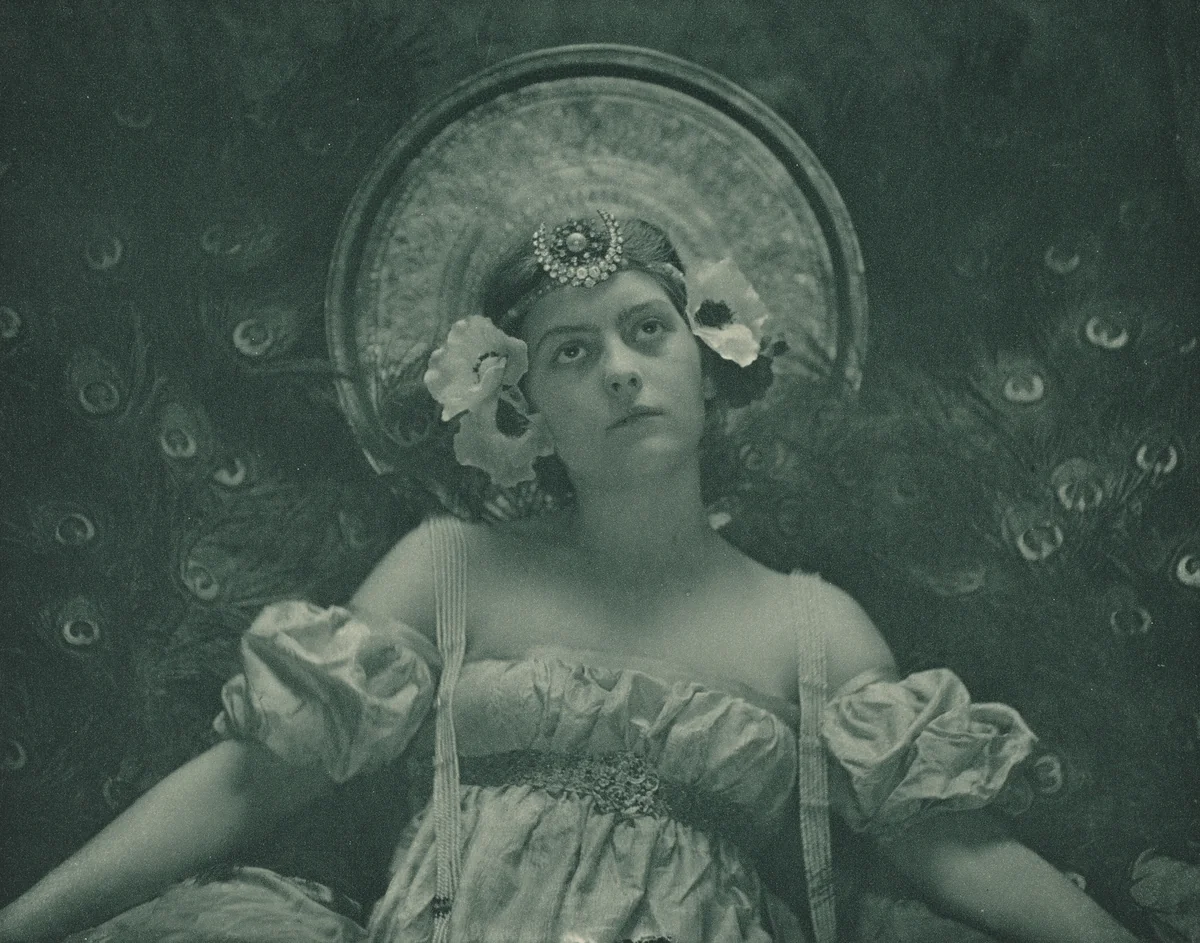 La Cigale by Emma Justine Farnsworth, photograph, 1899