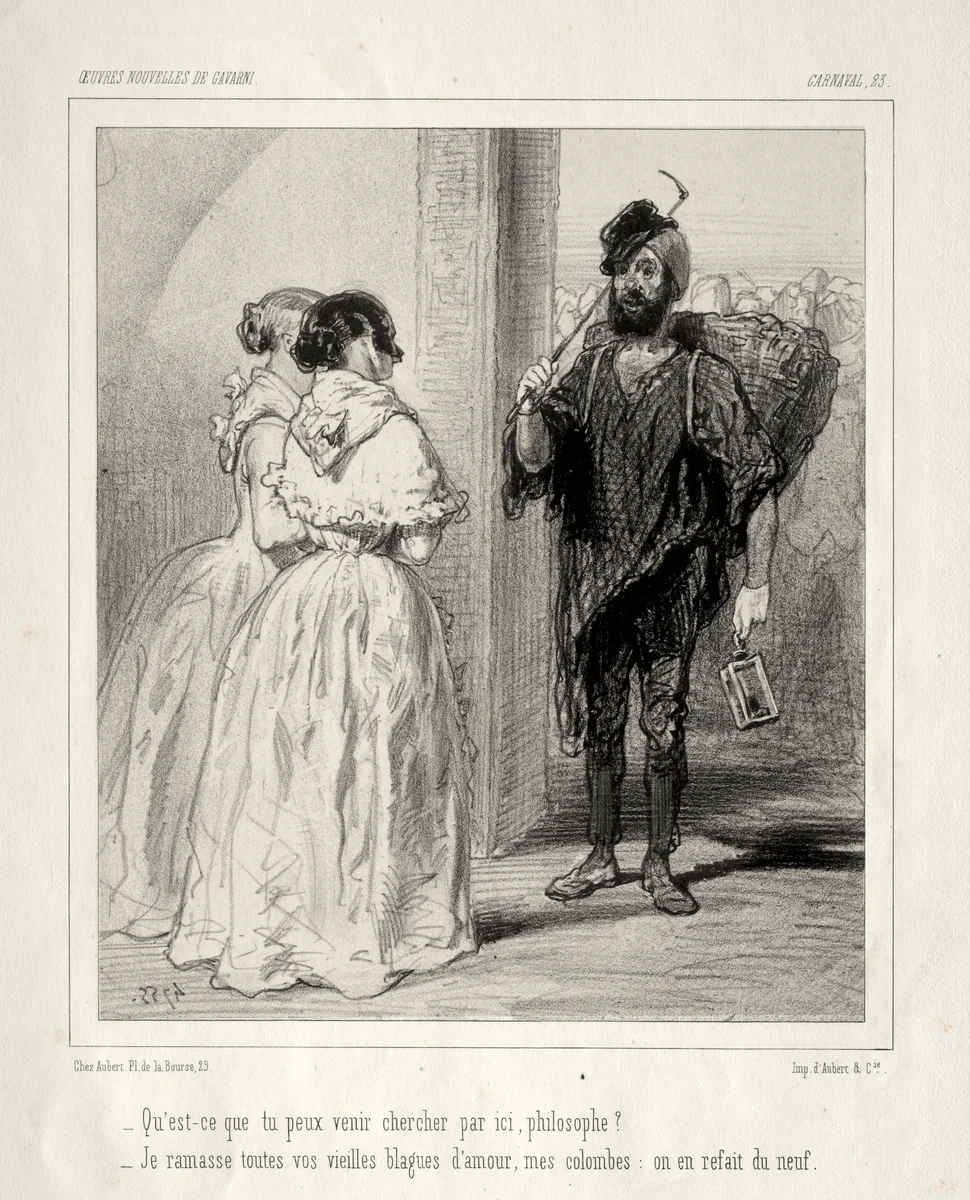 Carnaval by Paul Gavarni, print, 1824-1847