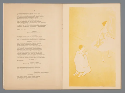 Man in aanbidding voor zijn geliefde ballerina by Henri Gabriel Ibels, book, 1892