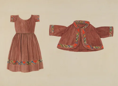 Child's Dress and Jacket by Lucien Verbeke, index of american design, 1937
