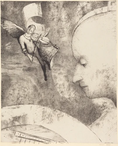 L'Art Celeste (The Celestial Art) by Odilon Redon, print, 1894