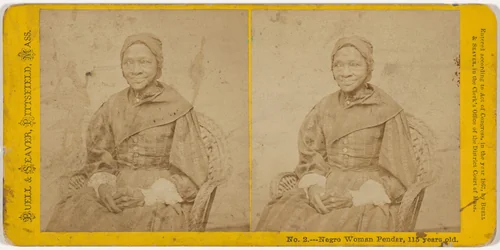 "Pendar, 115 Years Old" by Buell & Seaver, photograph, 1867