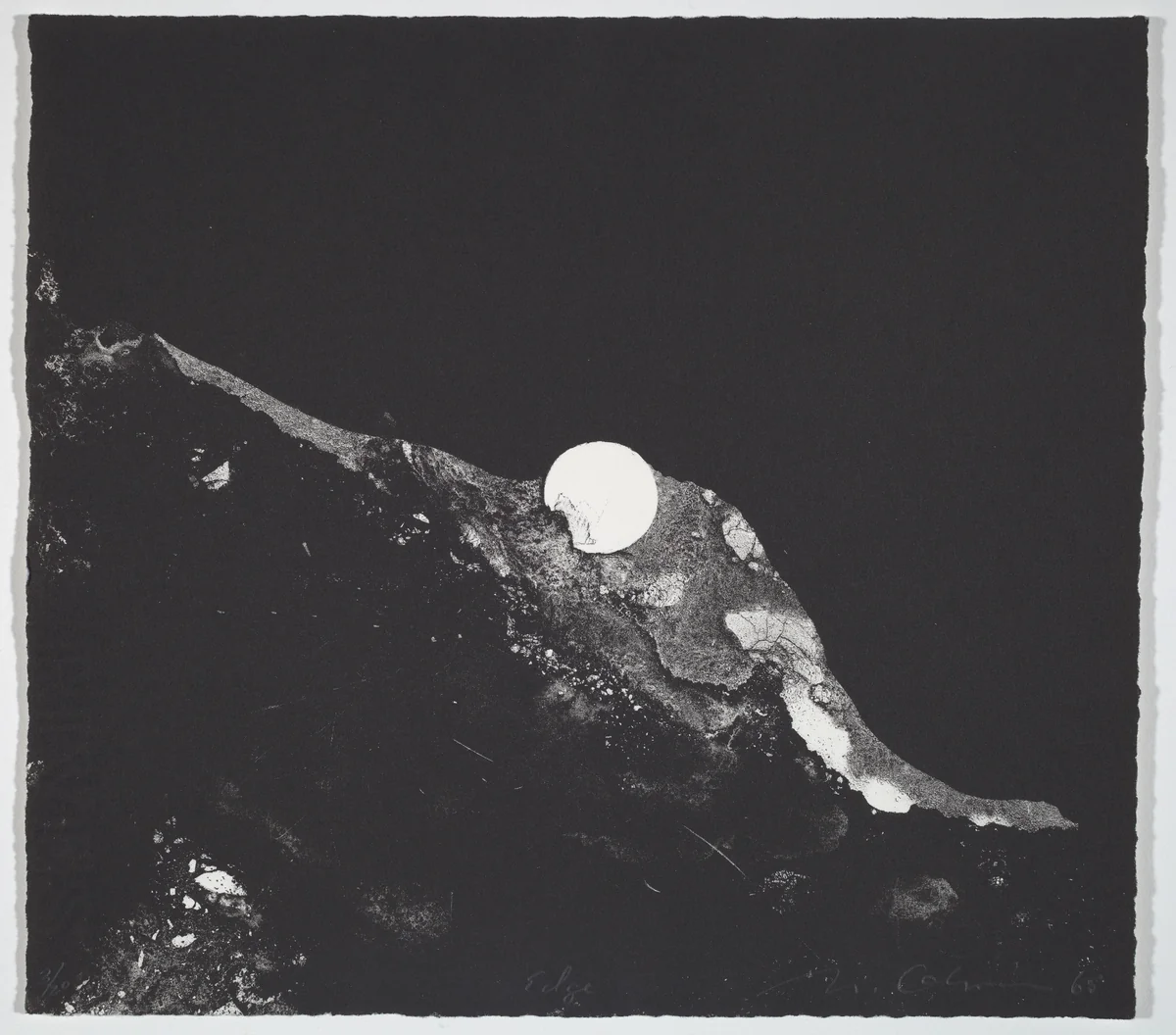 Edge by Nathan Oliveira, portfolio, 1965