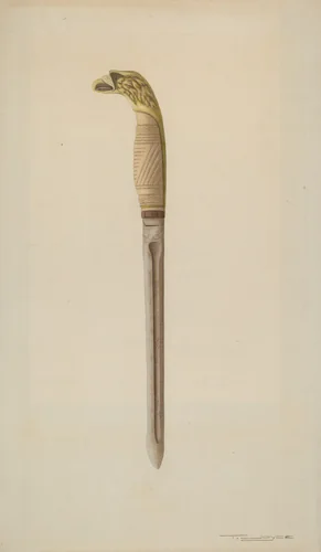 Dagger by T. Joyce, index of american design, 1935-1942