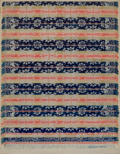 Coverlet by J. Howard Iams, index of american design, 1936
