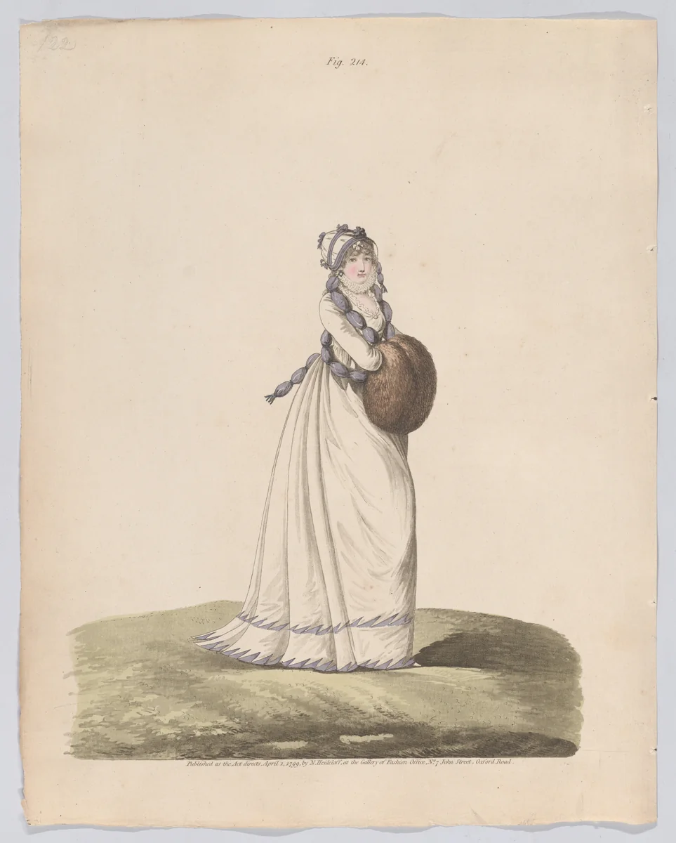 Gallery of Fashion, vol. VI: April 1 1799 - March 1 1800 by Nicolaus Heideloff, book, 1794-1802